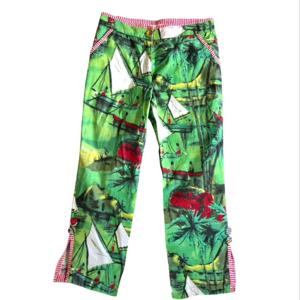 Trelise Cooper Hawaiki Print Pants NWOT